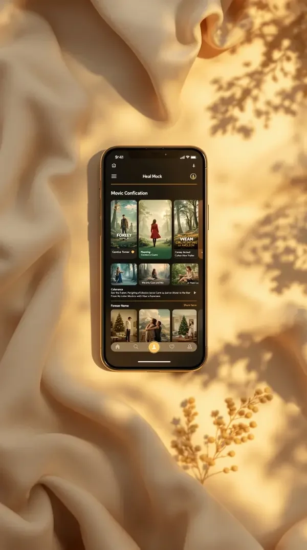 金牌影院 APP 界面展示